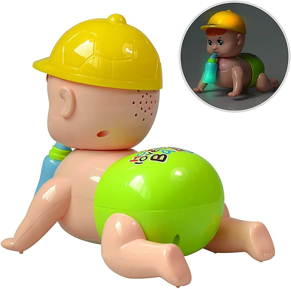 Crawling Baby Toy with Music & Lights – Interactive Learning Toy for Toddlers