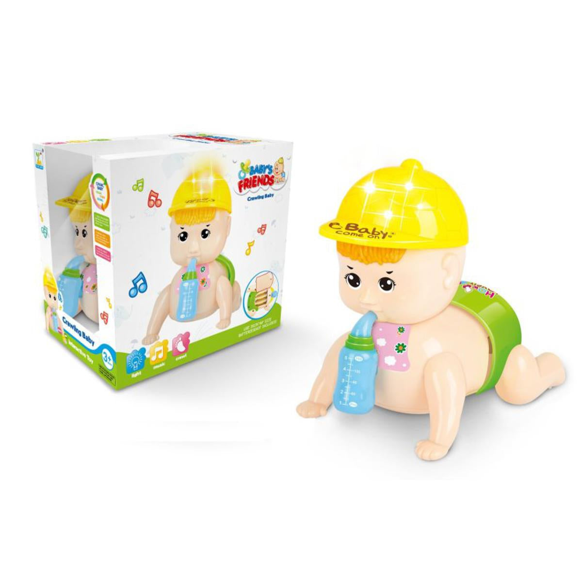 Crawling Baby Toy with Music & Lights – Interactive Learning Toy for Toddlers