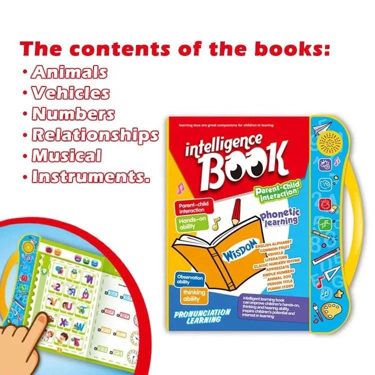 E-Book for Kids – Interactive Early Education & Learning Toy | Intelligence Book for Toddlers