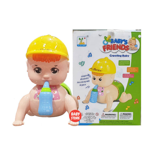 Crawling Baby Toy with Music & Lights – Interactive Learning Toy for Toddlers
