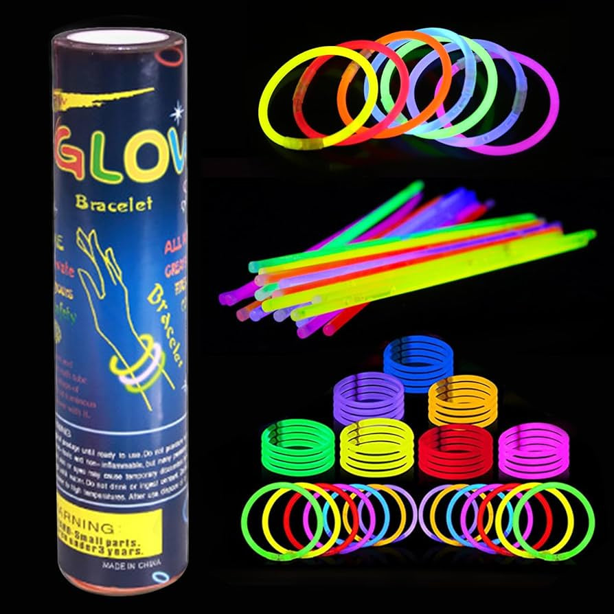 50Pcs Party Fluorescence Light Glow Sticks - Neon Lights