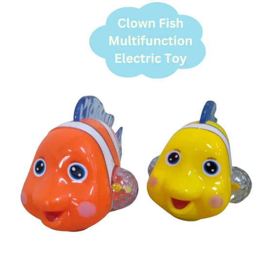 Clown Fish Electric Toy with Lights & Music – Nemo Style Moving Toy for Kids