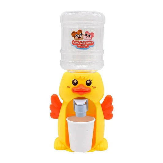 Cute Duck Water Dispenser Toy for Kids – Refillable Mini Water Cooler