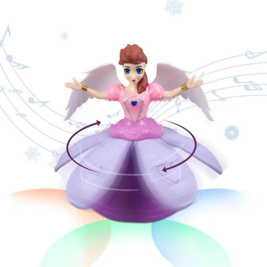 Angel Dance Girl Toy with Music, Lights & Spinning Action