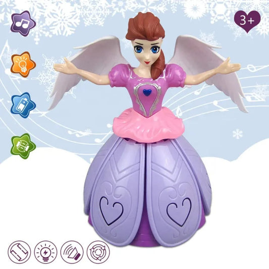 Angel Dance Girl Toy with Music, Lights & Spinning Action